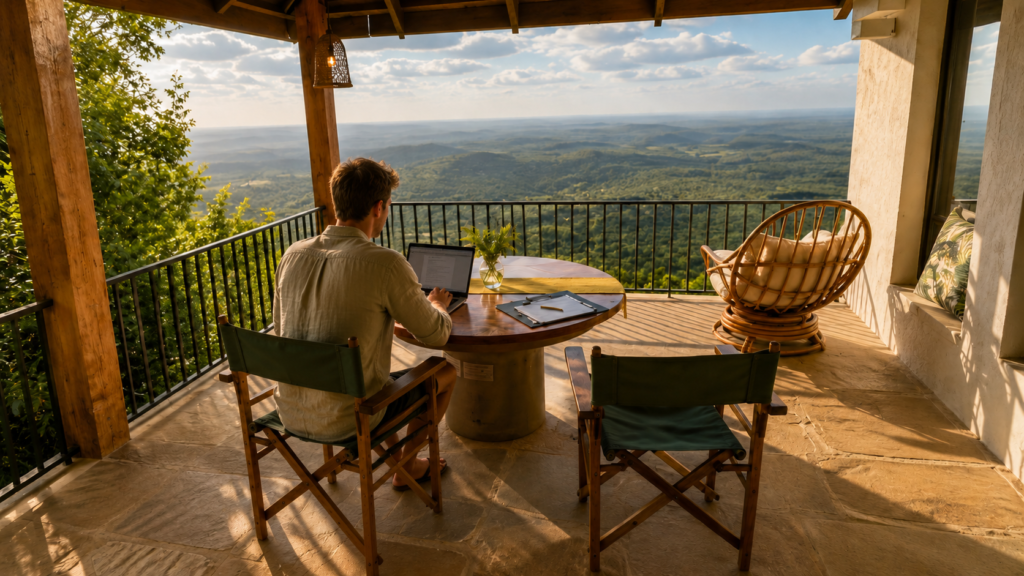 remote working place